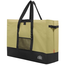 PYKES PEAK Large Storage Bag, Tote Bag, Camping Bag, Storage Bag, Large Capacity, For Camping, Storage Equipment, Outdoors, 120L / Beige