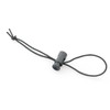JCBIZ 5PCS Elastic Cable Tie Adjustable Button Tightening Strap 2.5mm