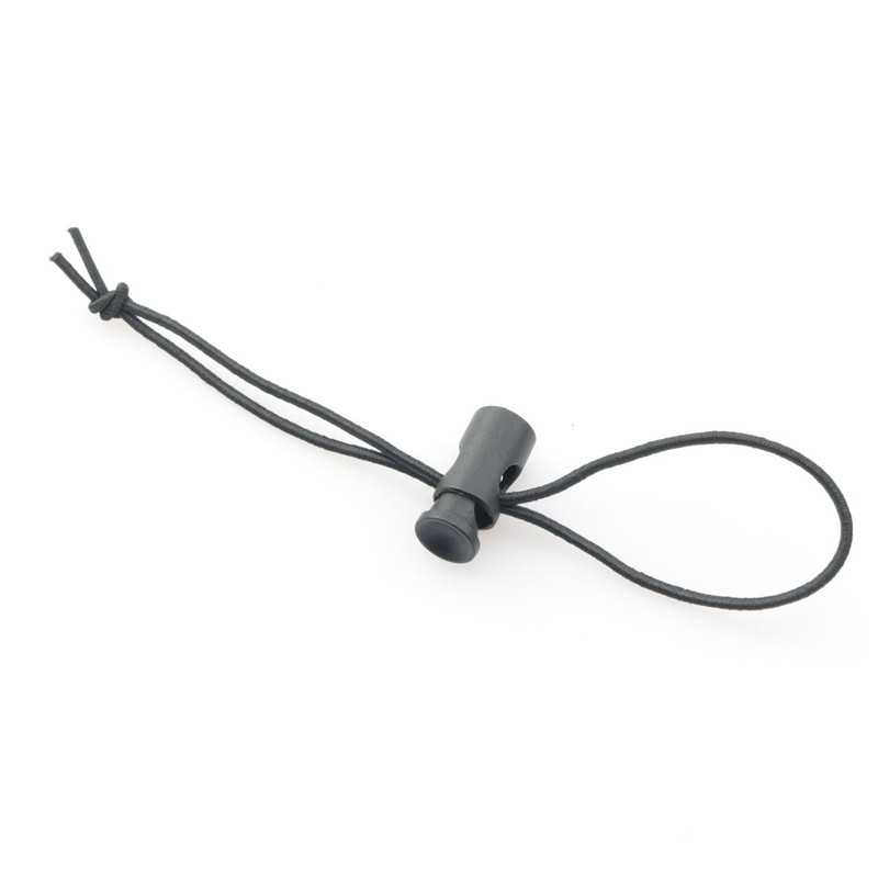 JCBIZ 5PCS Elastic Cable Tie Adjustable Button Tightening Strap 2.5mm