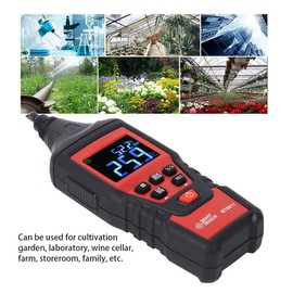Digital Psychrometer Thermo-Hygrometer, ST6817 Handheld LCD Digital Hygro-thermometer, with Dew Point and Wet Bulb Air Humidity Meter Gauge Tester for Industry, Agriculture, Meteorology