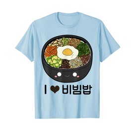 Cute I Love Bibimbap Bibimbop South Korean Food T Shirt Gift T-Shirt
