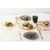 Los Cabos Glass Dinnerware and Drinkware Collection Ginger Root 10.5