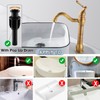 Single Hole Tall Bathroom Faucet Antique Brass Bathroom Vessel Sink