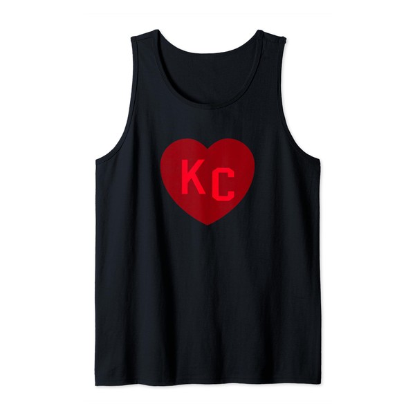 Dark Red/Red KC Heart Love Kc Letters KC Love Design
