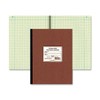 National Brand Computation Notebook, 4 X 4 Quad, Brown, Green