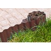 VERTO Flexible Lawn and Flower Bed Edging - Brown -
