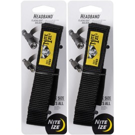 Nite Ize Headband Flashlight Holder Black