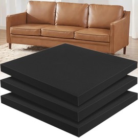 HZCGJMY 22''x22'' Couch Cushion Support for Sagging Cushions, Sofa Cushion Support to Repair Sagging Seats, Lift Saggy Seats, Extend Couch's Life, Black 3PCS