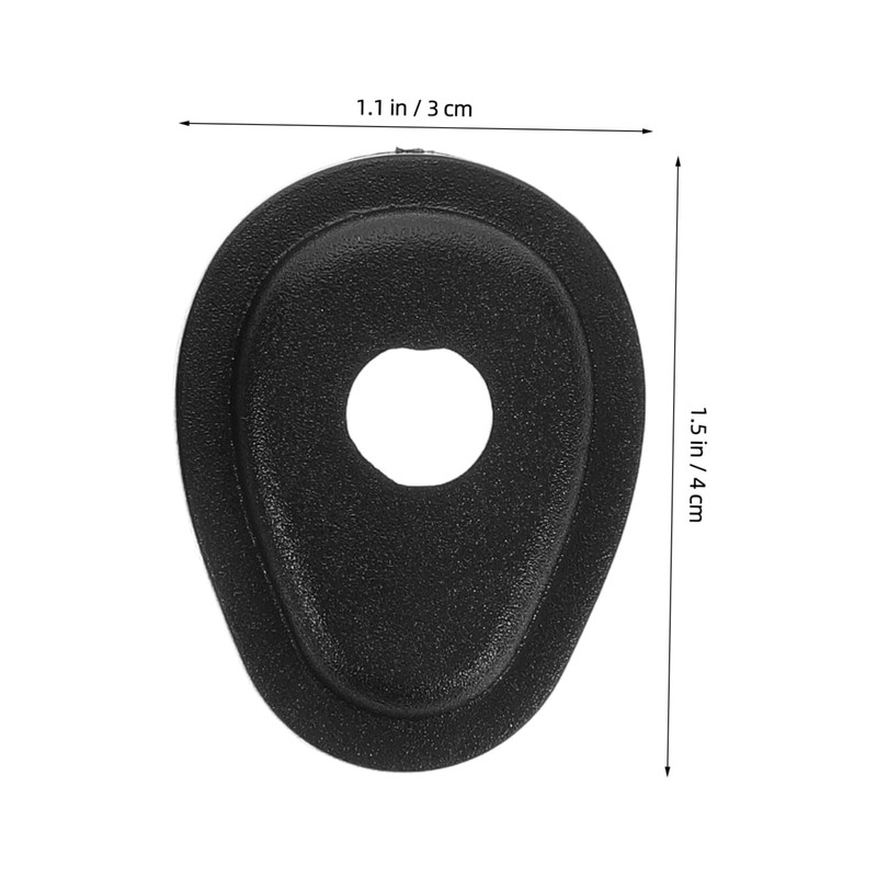 Zerodeko 4pcs Black Turn Signal Adapter Spacers for Motorcycle Indicator