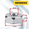 REDEEMX Pack 6 M8 Sprocket Cover Bar Nuts Kit Compatible