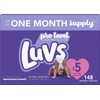 Diapers Size 5 (over 27 lbs), 148 Count - Luvs