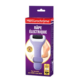 Electric Grater - 1 Electric Grater and 3 Rollers Included - Mains Refill - For Smooth and Soft Feet - Laboratory Mercurochrome