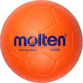 Molten Kinder Schaumstoffball Handball, Orange, 180 g, Durchmesser: 150mm