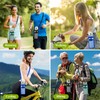 HTZNHXT 6Pcs Water Bottle Holder with Strap, Mesh Water Bottle