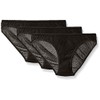 Cosabella Women's Soire Bikini Brief 3 Pack, Black/Black/Black, Medium