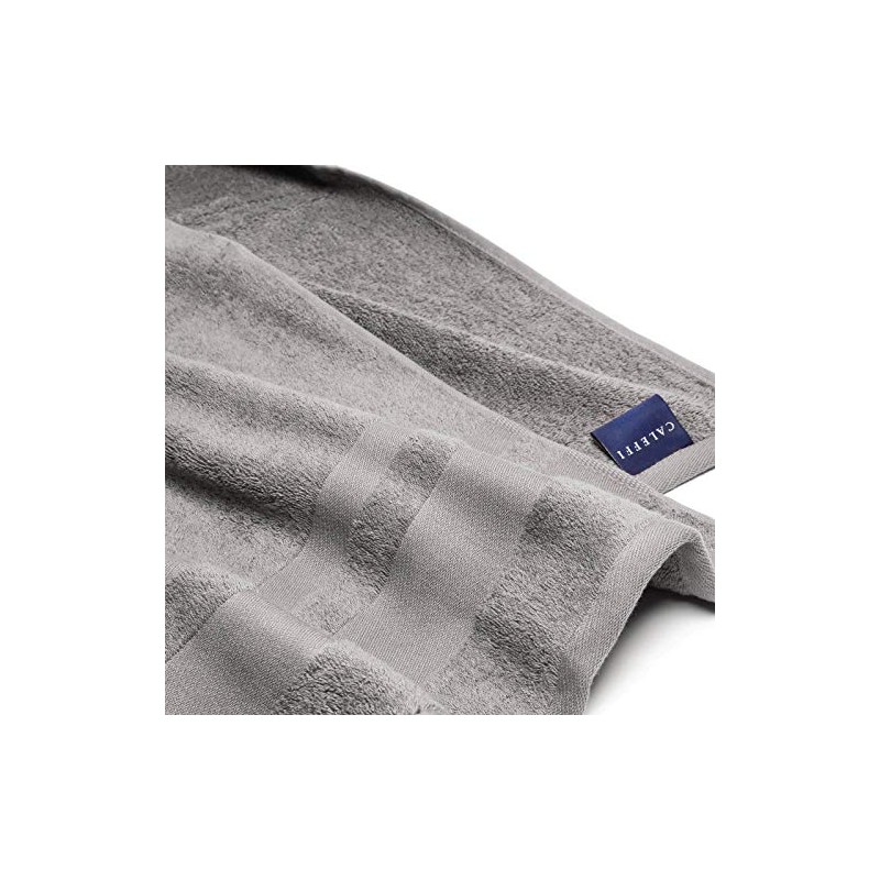 Caleffi Soft 1000527 Bath Towel Cotton Grey Standard