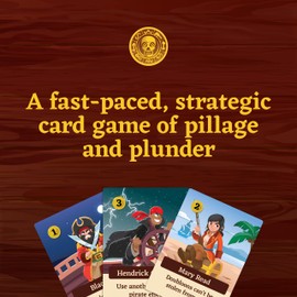 Doubloons - Fun Strategic Card Game for Adults, Families - Easy to Learn - 30 min, 2-6 Players, Ages 12+