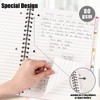 Koogel Hardcover Spiral Notebook with Tabs, A4 Journals with Deviders