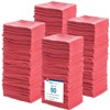 SIMPLI-MAGIC Cotton Shop Towels 14"x12" (90 Pack) – Reusable Cleaning