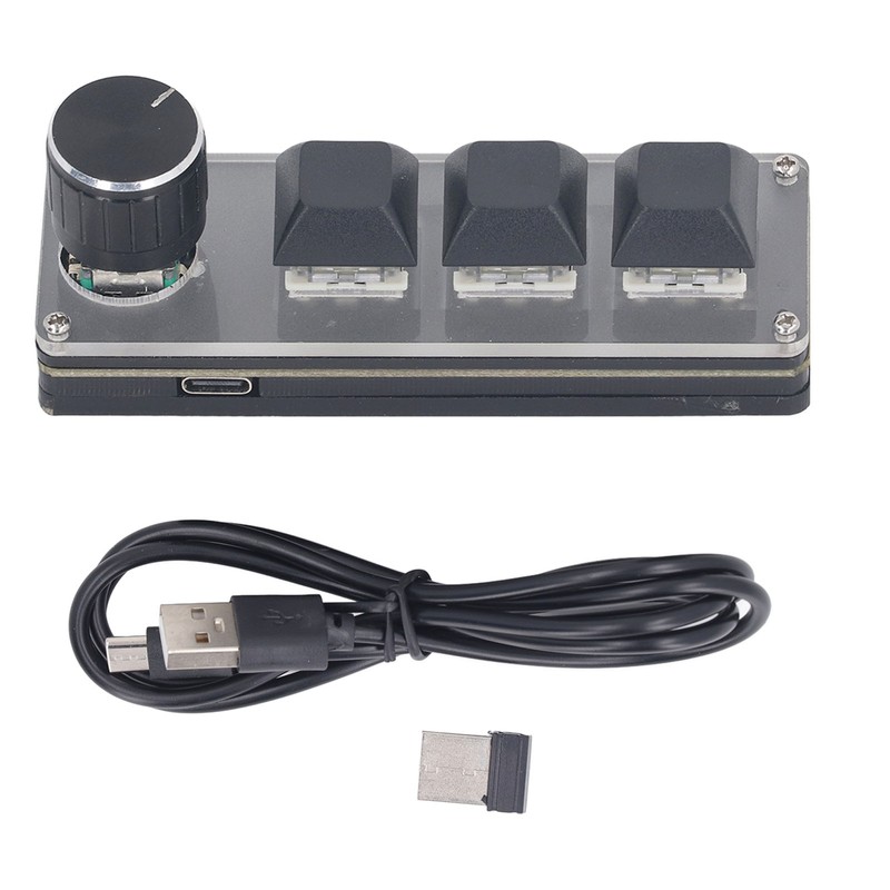 3 Key Keyboard USB Wired 2.4G Wireless Hot Swappable All