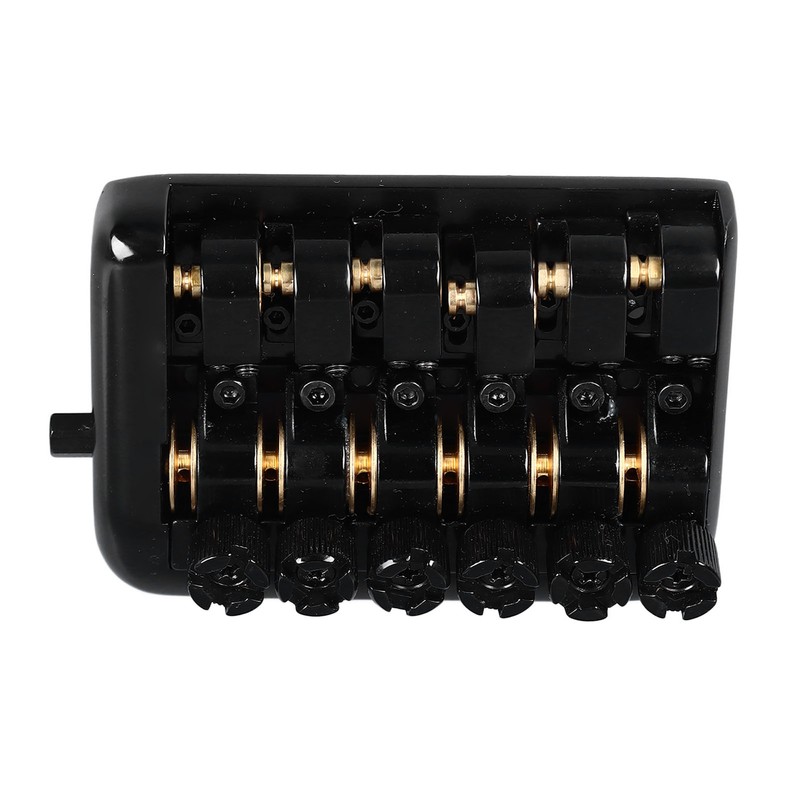 Headless Guitar Bridge Tailpiece Fixed 6 String Electric Guitars Roller