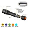 Tactical Flashlight, YIFENG XML-T6 Water Resistant Flashlight with 5 Light