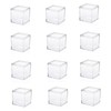 Gift Box Transparent Acrylic Candy Box Cube Case Plastic Portion