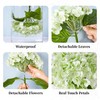 4 Pcs Hydrangea Artificial Flowers, Latex Real Touch Hydrangeas Lifelike