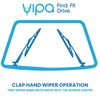 Vipa Wiper Blade Kit fits: SMART FORTWO Coupe Jan 2007