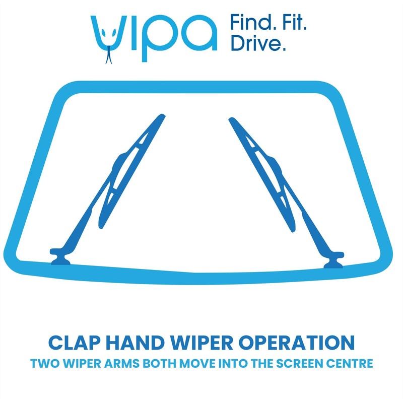 Vipa Wiper Blade Kit fits: SMART FORTWO Coupe Jan 2007