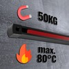 POPPSTAR Tool Magnetic Strip (30 cm) Magnetic Tool Holder for