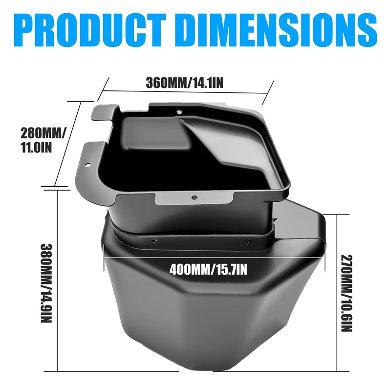 XATVXUTV Underseat Storage Box for Pioneer 1000 3P 5P 17-23,