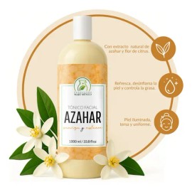 Tónico Facial Azahar 1L Productos Mart Mexico Hipoalergénico Todo Tipo de Piel