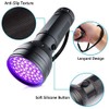 Lampara UV, Luz Negra Ultravioleta, Linterna UV 51 LED, 395nm