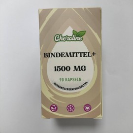 Natürliches Bindemittel Detox Kapseln 1500mg, Aktivkohle-Mischung mit Probioc, 12-in-1 Leber- und Darmreinigung, Vegan (90 Stück (1er Pack))