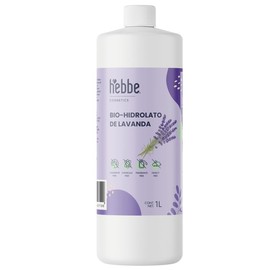 HEBBE - Agua de Lavanda 1 L | Analgésico y Cicatrizante | Calmante y Antiséptico | pH Ideal para Tratamiento de Acné y Piel Seca | Alivia Daños Solare