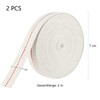 qingmeng Cotton Wick for Oil Lamps, 4 m Long, 10