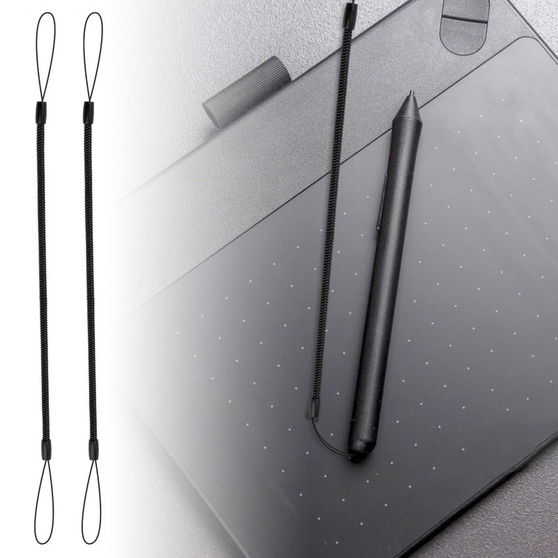 12pcs Elastic Tether Lanyard for Touch Pens, 11.81in Retractable Spring