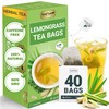 LeafLea Lemongrass Tea Bags, 40 Count, 100% Natural Lemongrass Leaves,
