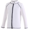 Rashguard Women's Kids Men's UV Protection [Abundant Sizes] [ASBRIO], white