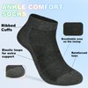 TDONE Mens Ankle Socks, Breathable Low Cut Cotton Trainer Socks