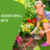 Auger Drill Bit for Planting Set of 4, Garden Auger
