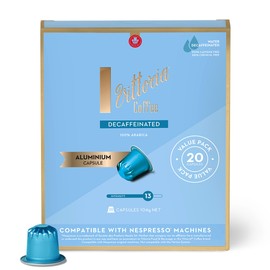 Vittoria Coffee Decaf 100% Arabica Nespresso Compatible Aluminium Capsules. Best Served as an Espresso or Milk - 20 Pack Pods