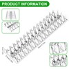 60 Pack Stainless Steel Squirrel Spikes for Bird Feeder, 60