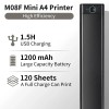 Phomemo M08F Original Portable A4 Legit Bluetooth Printer for Travel