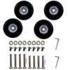 Lotowel Pack of 4 Luggage Replacement Wheels 45 x 18