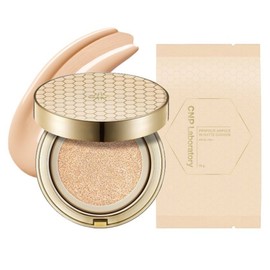 CNP Cha&Park Propolis Ampoule in Mat Cushion 15g + Refill 15g, No. 21 Light Beige, 1 pc / CNP차앤박 프로폴리스 앰플 인 매트쿠션 15g + 리필 15g, 21호 라이트 베이지, 1개