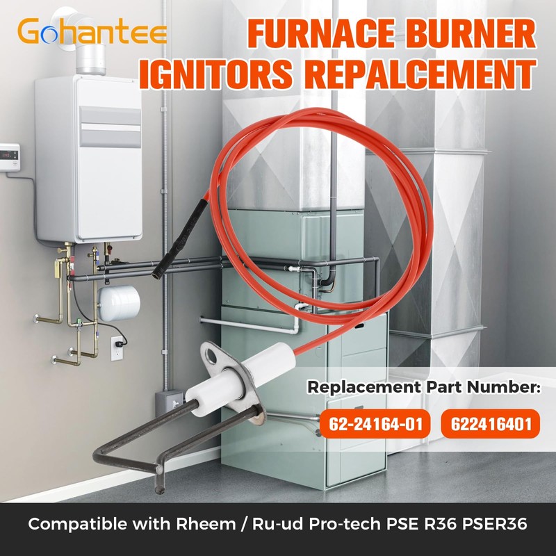gohantee 62-24164-01 Direct Spark Ignitors, Furnace Burner Ignitors, Flame Sensor