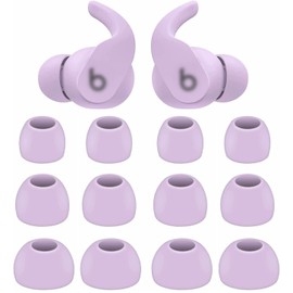 BLUEWALL Ear Tips Compatible with Beats Fit Pro Earbuds, S/M/L Sizes Soft Silicon Earbud Tips Replacement Eartips Compatible with Beats Fit Pro 6 Pairs Purple