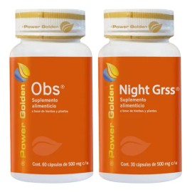 Duo Obs Night Grss (da Y Noche) Power Golden 2 Productos Sabor NA